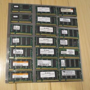 Lot of 21 Assorted Brands‎ & Sizes SODIMM Laptop Ram Memory - Untested